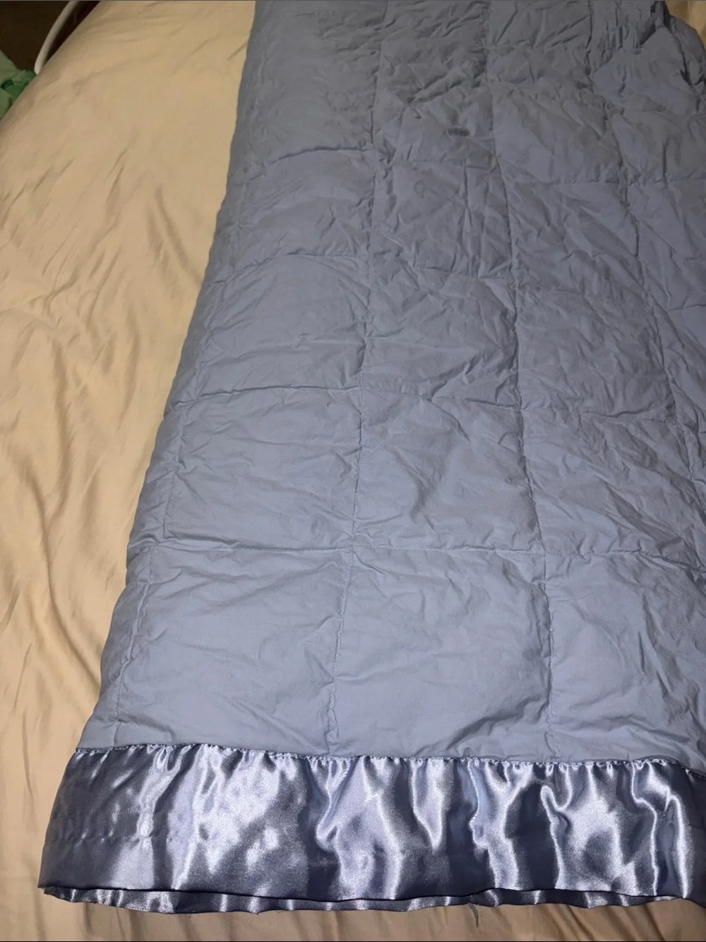 Woolrich Lightweight Down Comforter Blanket Oversized 90” x 98”
